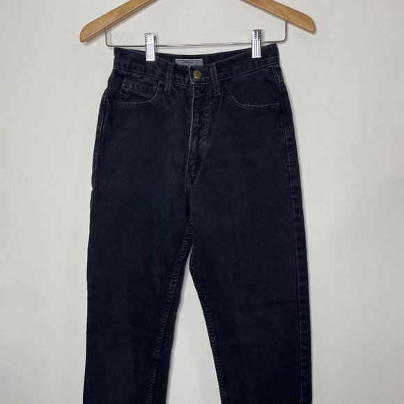 Guess by Georges Marciano Mom Jeans Womens High Rise Black Vintage Size 27 - Picture 10 of 13